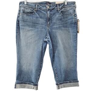 NWT NYDJ Jeans Womens Size 18 Petite Marilyn Cropped Straight Stretch Casual